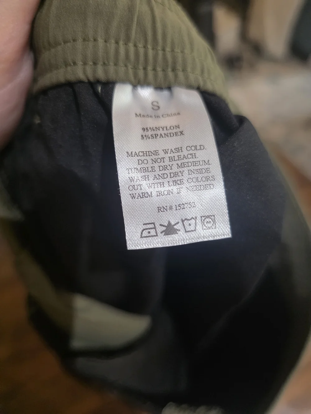 NWT Mens HB Active Olive Cargo Jogger Pants Size S